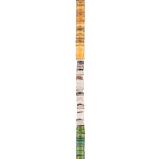 Multicolored Dyed Shell Heishi Beads, 4.5mm by Bead Landing™
